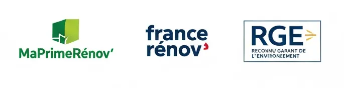 Logos officiels MaPrimeRénov France Rénov RGE